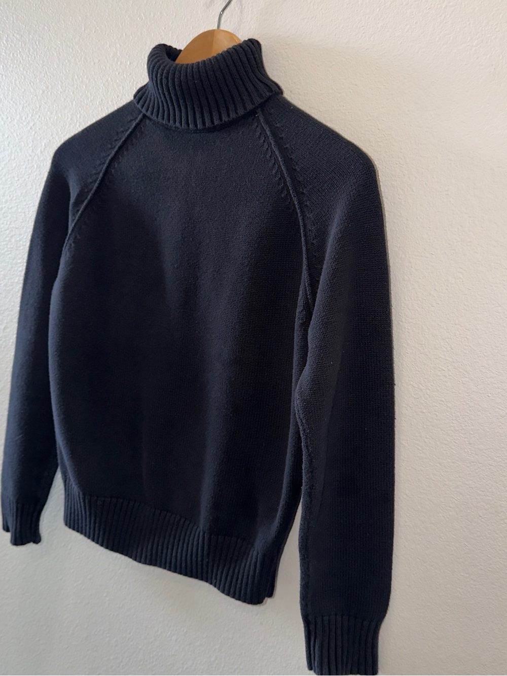 JEANNE PIERRE Black Turtleneck Sweater